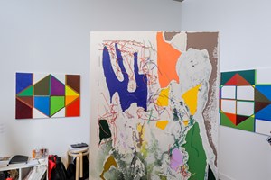 Harriet Korman and Dona Nelson, <a href='/art-galleries/thomas-erben-gallery/' target='_blank'>Thomas Erben Gallery</a>, Independent, New York (7–10 March 2019). Courtesy Ocula. Photo: Charles Roussel.